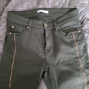 7 For All Mankind Green Jeans